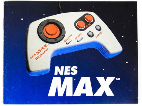 Nes Max Controller Instruction Manual [manual] Nintendo Nes Retromtl