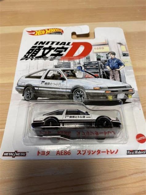 HOT WHEELS INITIAL D METAL AE86 Toyota Sprinter Trueno Collection Limited Figure 498 91