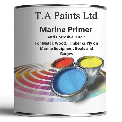 Buy T A Paints Ltdmarine Boat Barge Primer Undercoat Anti Corrosive