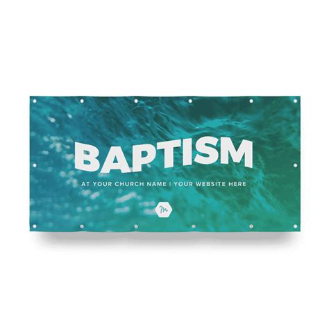 Wave Baptism – Banners | Ministry Printing