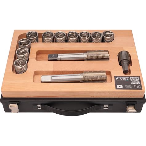 Набор для восстановления резьбы VOLKEL М36 шаг 4.0мм 12 предметов V ...