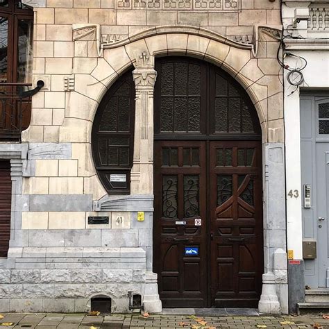 Burgerhuis In De Kunstlaan In Art Nouveau Uit 1903 Ontworpen Door