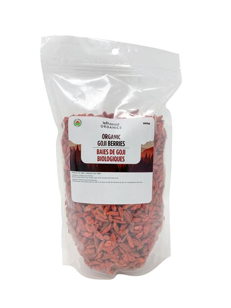 Organic Goji Berries Dried - Left Coast Organics