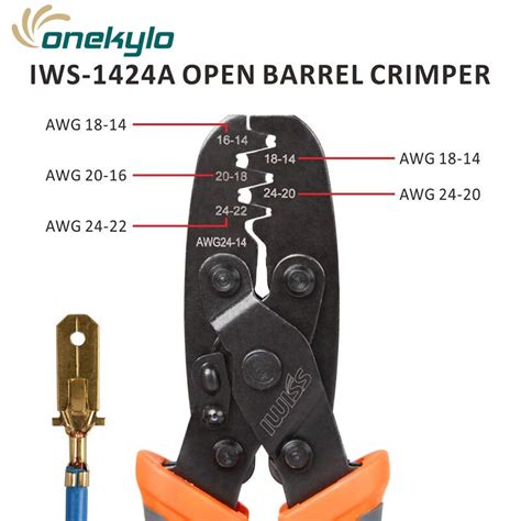 Iws A Wire Clamp Open Barrel Terminal Crimper Grandado