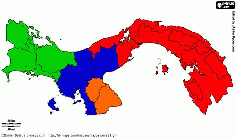 Mapa De Panama Para Colorear Mapa De Panama Para Imprimir