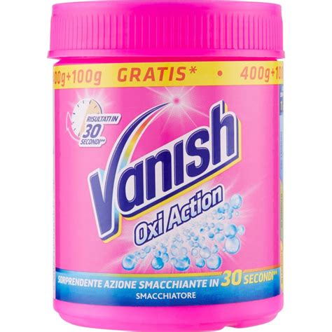 Vanish Oxi Action Smacchiatore Tessuti In Polvere Rosa Gr