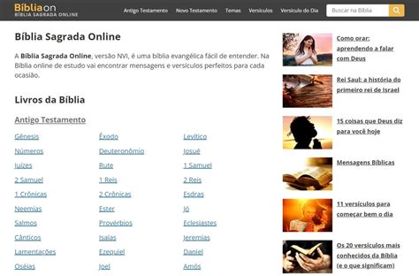 Ler A Bíblia Online - Bíblia online: veja 5 sites para ler o livro sagrado