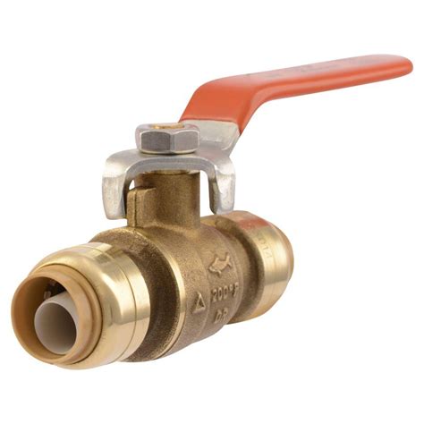 SharkBite 1/2 in. Push-to-Connect Brass Ball Valve-22222-0000LF - The ...