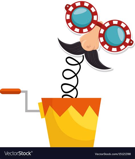 Joke box icon Royalty Free Vector Image - VectorStock