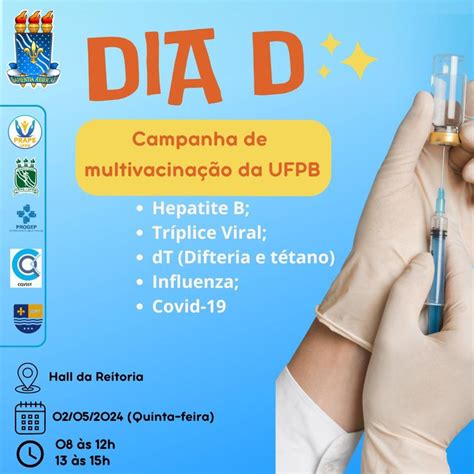 Dia D Campanha De Multivacinação Ufpb — Universidade Federal Da