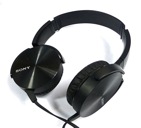 Sony MDR XB450 Extra Bass Stereo On Ear Headphones Black EBay