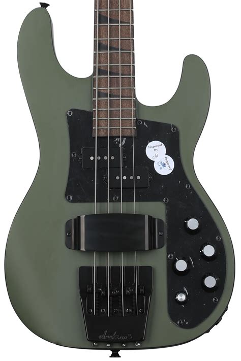 Jackson X Series Concert Bass Cbxnt Dx Iv Matte Army Drab Sweetwater