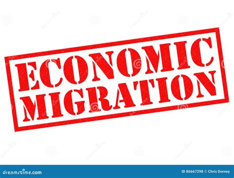 ECONOMIC MIGRATION stock illustration. Illustration of insignia - 86667298