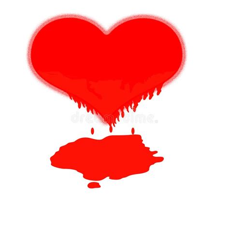 Melting heart stock illustration. Illustration of love - 6695104