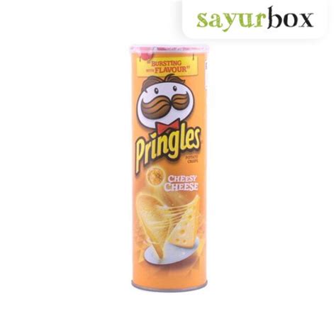 Jual Pringles Potato Crips Cheesy Cheese 107 Gram Sayurbox Shopee