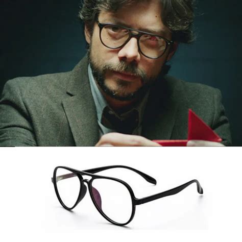 La Casa De Papel Money Heist El Profesor Professeur Glasses Eyewear Mask Sunglasses Props