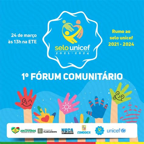 Arcoverde vai realizar o 1 Fórum Comunitário rumo ao Selo UNICEF 2021