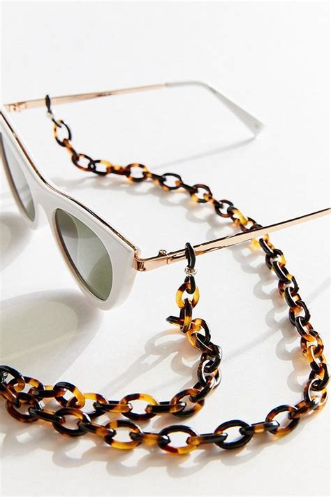 Tortoise Sunglasses Chain Accessories For Women 2024