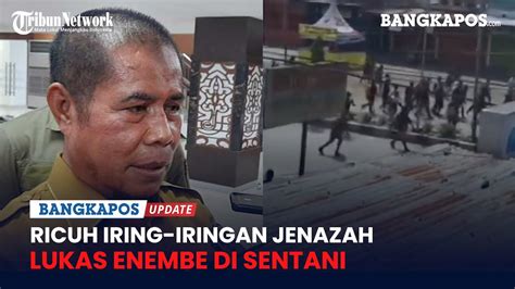 Ricuh Iring Iringan Jenazah Lukas Enembe Di Sentani Wajah Pj Gubernur