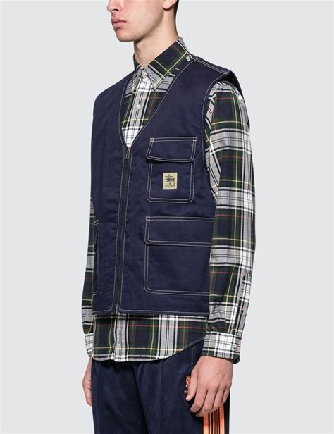 Stüssy Poly Cotton Work Vest Hbx Hypebeast 为您搜罗全球潮流时尚品牌