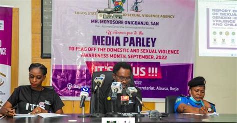 Lagos Flags Off Domestic Sexual Violence Awareness Month Lagos Panorama