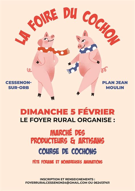 La Fête du Cochon fait son retour les 4 et 5 février à Cessenon Foyer