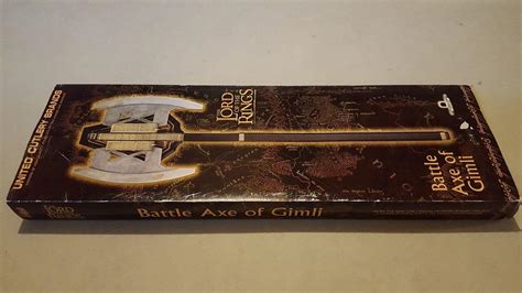 United Cutlery Lord Of The Rings Lotr Battle Axe Of Gimli 1819735579