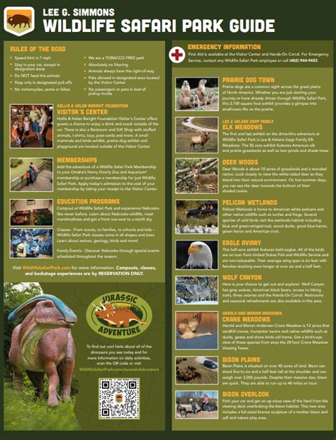 Wildlife Safari Park Map and Brochure (2019 - 2023) | ThemeParkBrochures.net