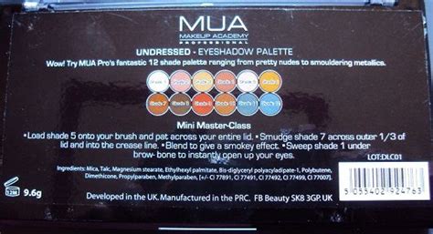 Undressed De MUA Une Copie Presque Parfaite De La Naked Le Blog De Mamzelle KitKat