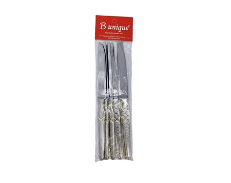 6 Pc Stainless Steel Knife Set - 50 Set/Ctn - American Golden Season