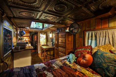 Living Big In A Tiny House Ww2 Railway Train Car Transformed Into