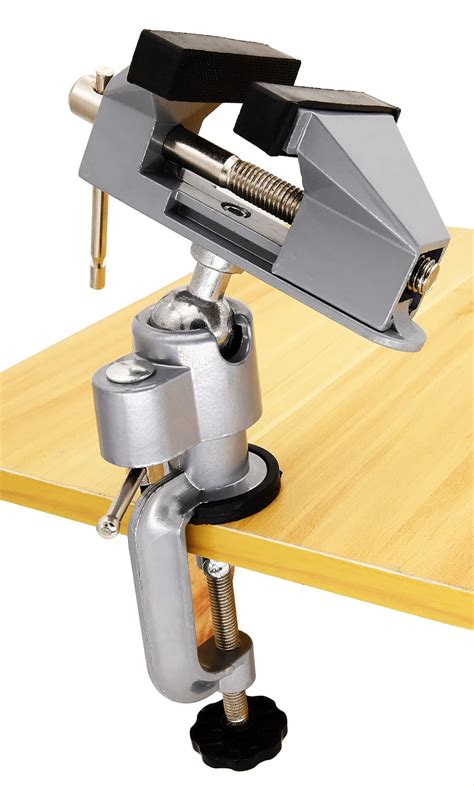 Snapklik Bench Vise Table Jewelry Vise Bench Clamps Swivel