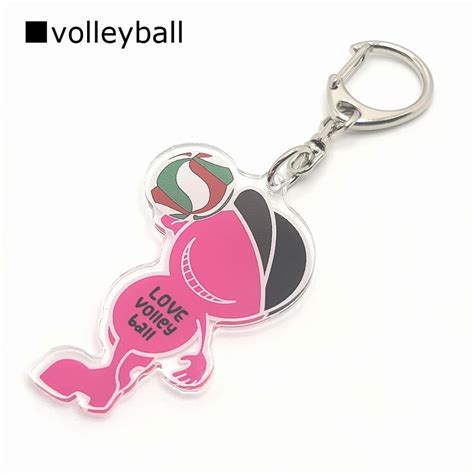 【楽天市場】部活動キーホルダー バレーボール Volleyball スポーツ スマイリー キャップ アクリル キーホルダー アクキー 可愛い