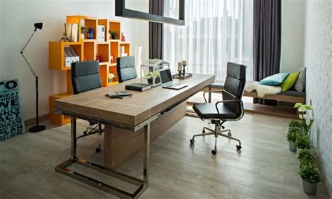 10 Desain Kantor Minimalis Modern di Dalam Rumah - Parboaboa