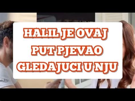 Halil Ibrahim Ceyhan Je Ovaj Put Pjevao Pjesme Gledajuci U Nju Youtube