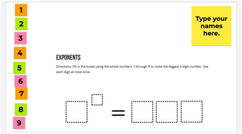 Exponents Count It All Joy Worksheets Library