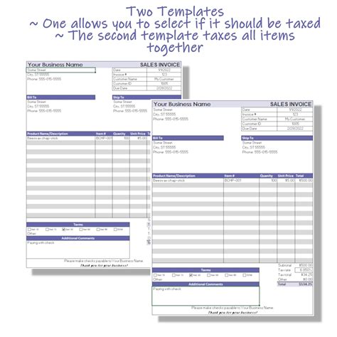 Invoice Template Excel, Invoice Template, Invoice Template Download ...