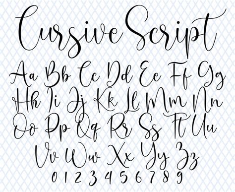 Cursive Font Wedding Font Cursive Letters Font Invite Font Etsy