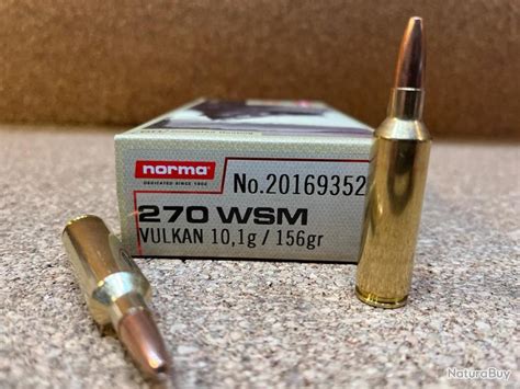 Boite De Munitions Norma Wsm Vulkan Gr Balles Calibre Wsm