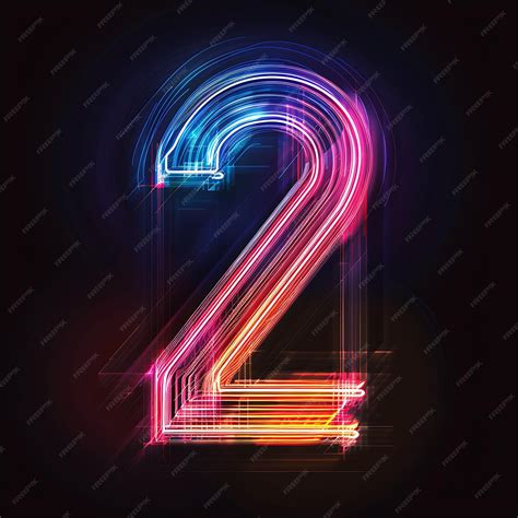 Premium Photo | Neon Alphabets and Numbers Unleash the Power of Digital