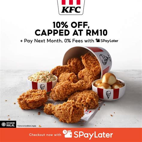 Finger Lickin Good Deal Kfc Offers Rm Off With Spaylater Hurry Up