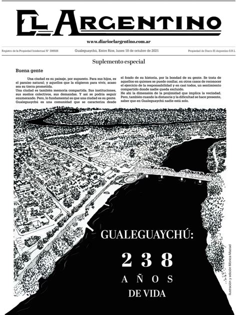 A Os De Vida Diario El Argentino De Gualeguaych Edici N Online