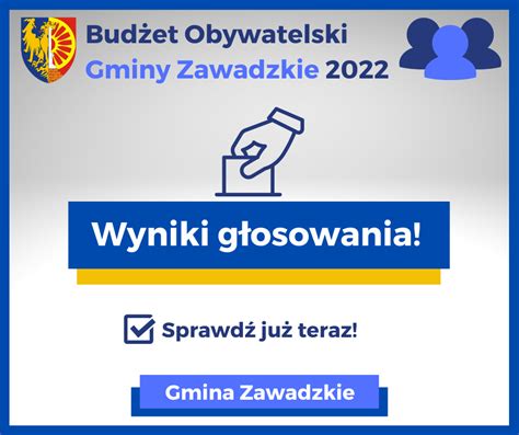 Bud Et Obywatelski Na Rok Urz D Miejski W Zawadzkiem