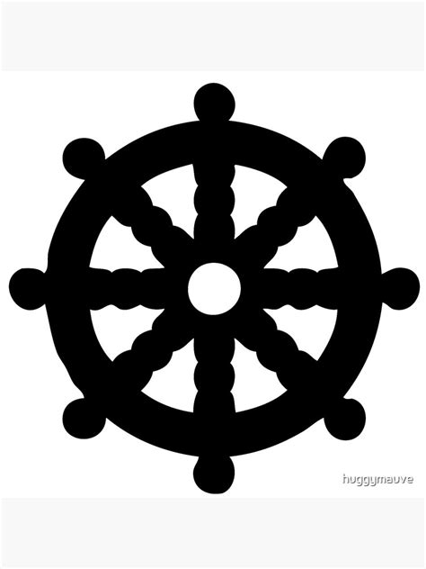 "Buddha wheel of Dharma Dharmachakra" Art Print by huggymauve | Redbubble