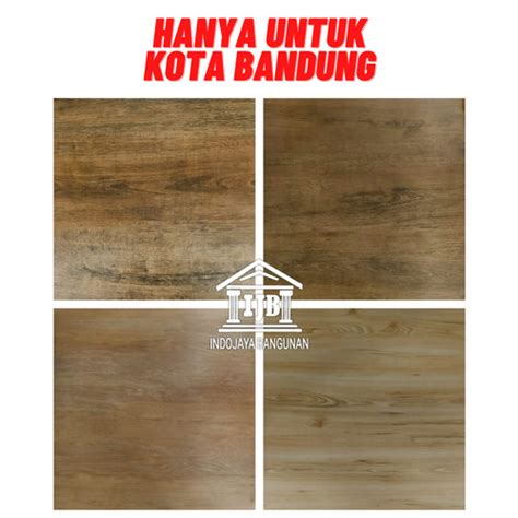 Jual Granit Matte Motif Kayu Coklat Abu Cream 60 X 60 Cm Samona Brown