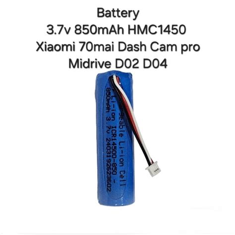 แบตเตอร Xiaomi 70mai Dash Cam Pro Midrive D02 D04 D08 Battery 3 7v