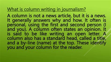 column writingpptx pptx
