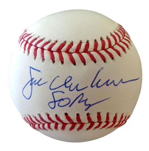 Joe Charboneau Autographed Inscribed OML Baseball Cleveland Indians