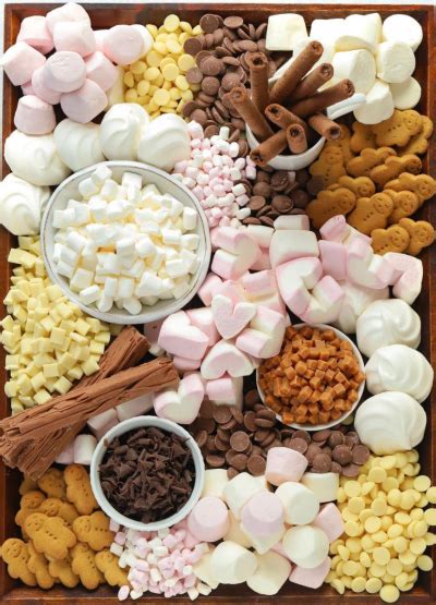 Hot Cocoa Charcuterie Board Celebrations Divine By Ginger