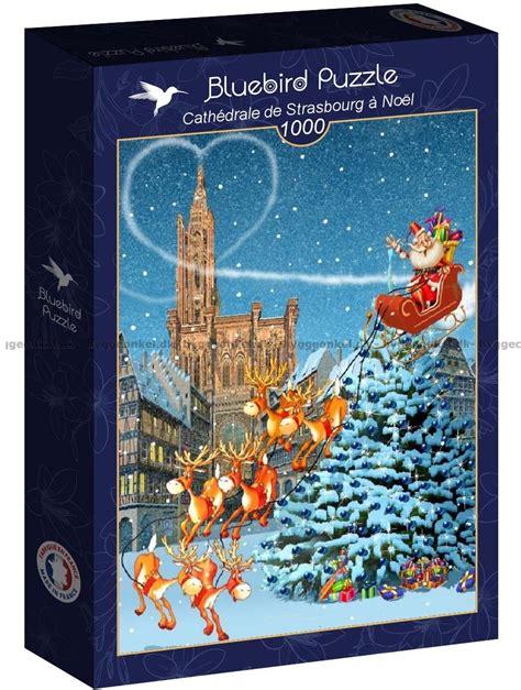 Ruyer Jul Over Strasbourg 1000 Brikker Puslespil Bluebird Puzzle